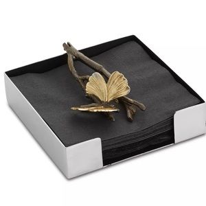 Michael aram Butterfly Ginkgo Cocktail Napkin Holder